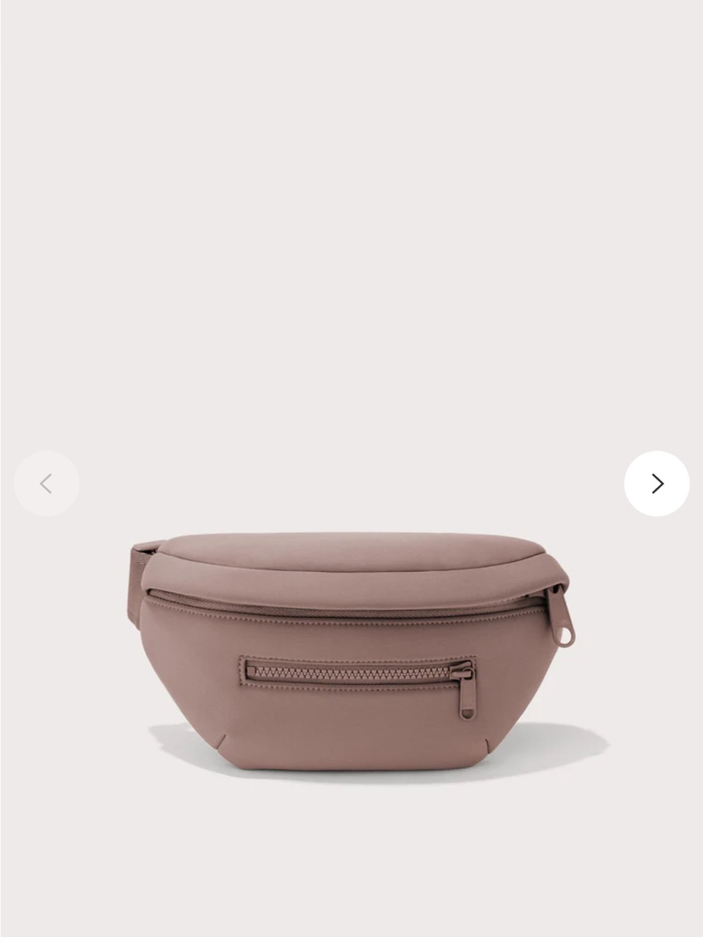 Dagne Dover Ace Fanny Pack Crossbody Belt Bag in Dune / Brown